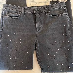 JOE'S JEAN The smith High Rise Straight Ankle Lilith pearl Raw